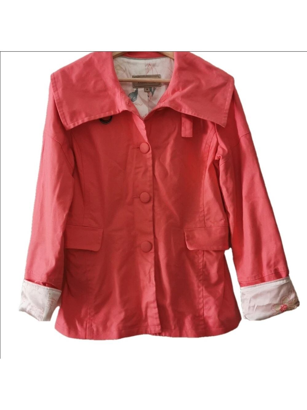RW&CO. Coral Pink Trench Coat